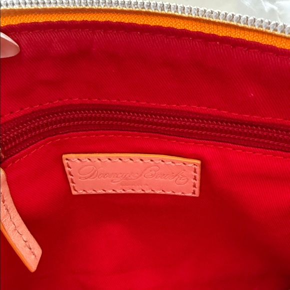 Dooney & Bourke Yellow and Orange Checkered Crossbody Bag - Picture 3 of 8